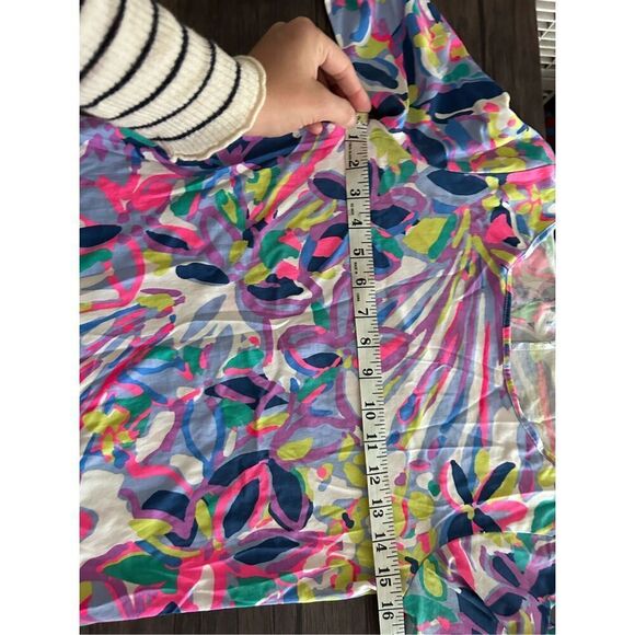Lilly Pulitzer Marlowe Havin A Blast Floral Shiftt Dress Multicolor Size XS - Picture 12 of 13